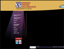 Tablet Screenshot of emersontheatercollaborative.org